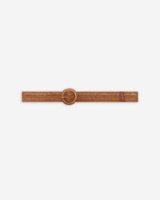 Ceinture tissée camel Varelle
