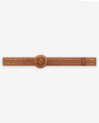 Ceinture tissée camel Varelle