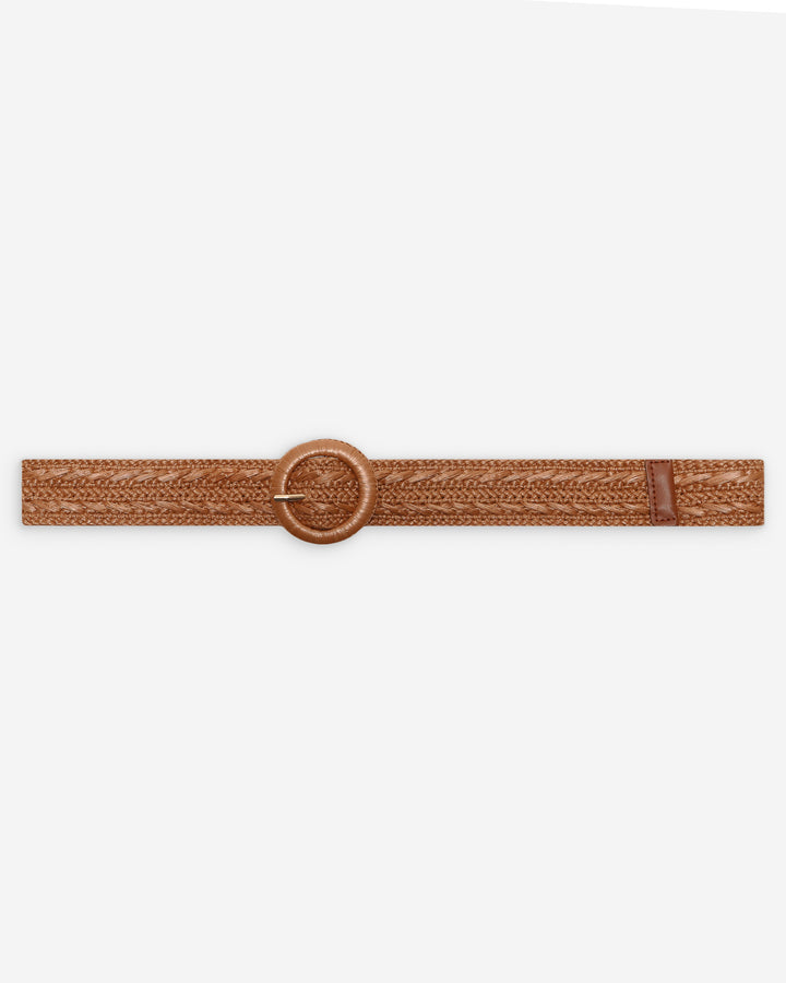 Ceinture tissée camel Varelle