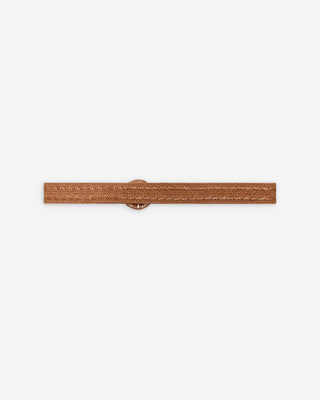 Ceinture tissée camel Varelle