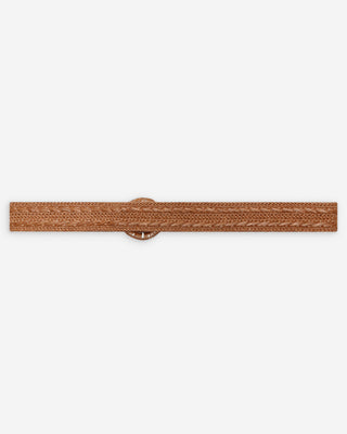 Ceinture tissée camel Varelle