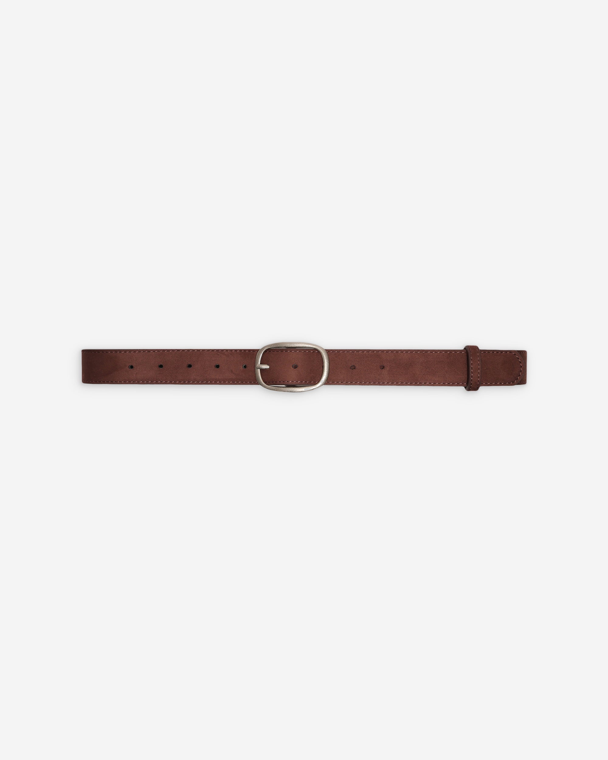 Ceinture en suède chocolat Vikander