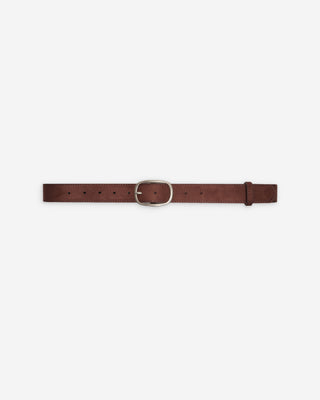 Ceinture en suède chocolat Vikander