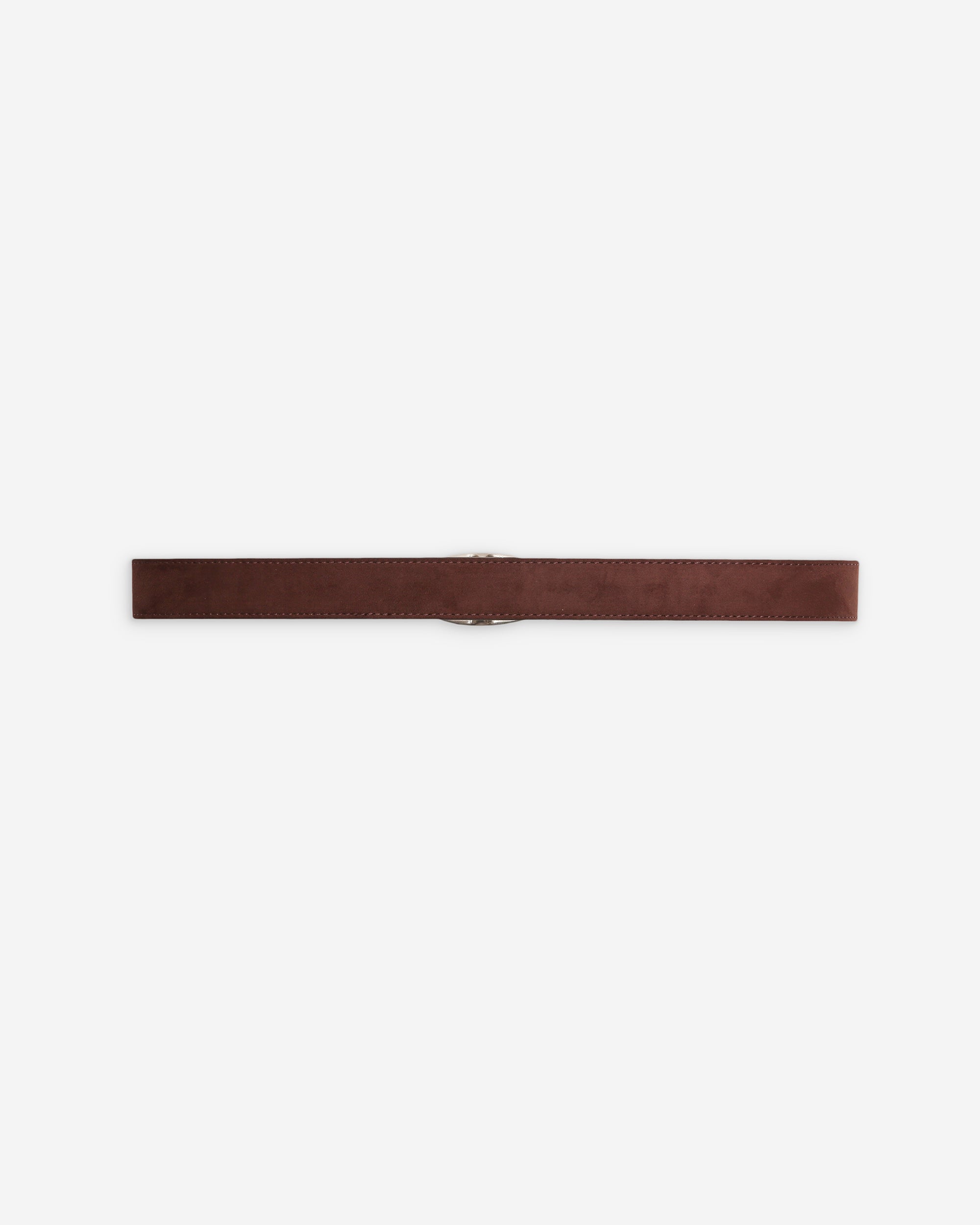Ceinture en suède chocolat Vikander