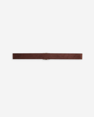 Ceinture en suède chocolat Vikander