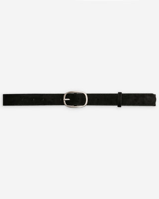 Ceinture en suède noir Vikander