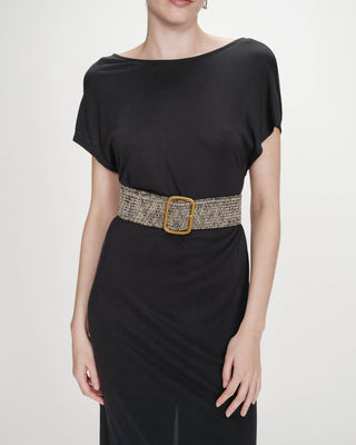 Ceinture tissée chocolat Popcorn