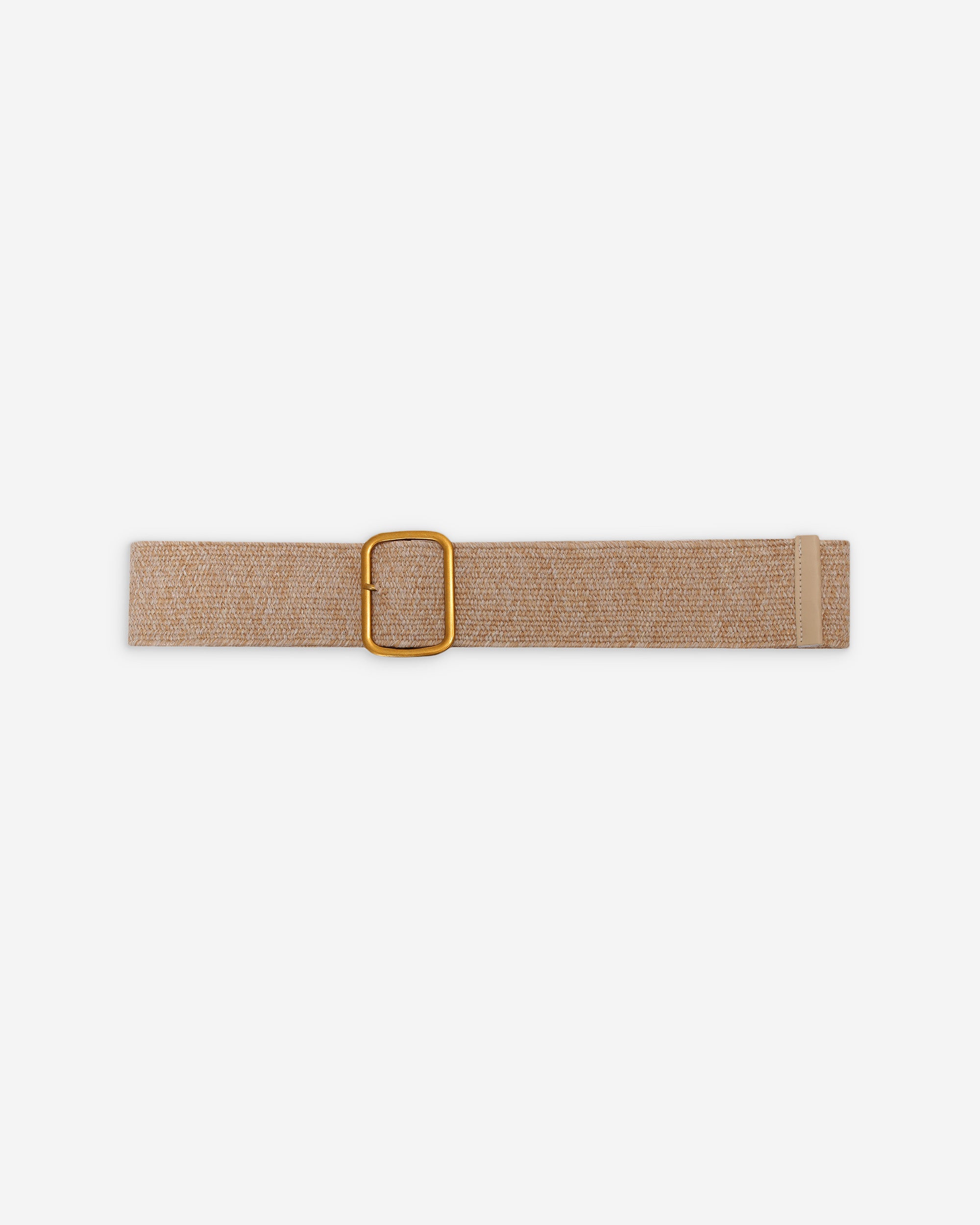 Ceinture tissée ecru Popcorn