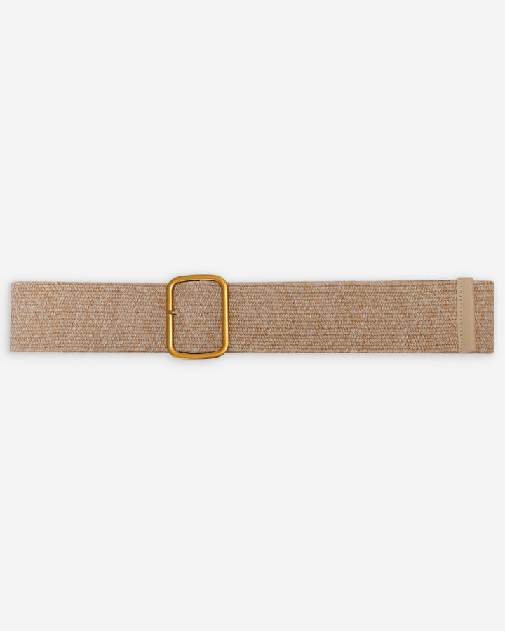 Ceinture tissée ecru Popcorn