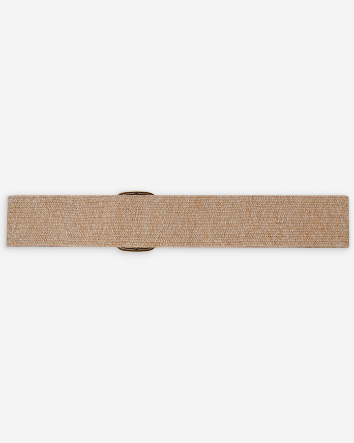 Ceinture tissée ecru Popcorn