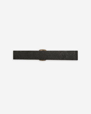 Ceinture tissée noir Popcorn