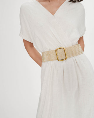 Ceinture tissée sable Popcorn