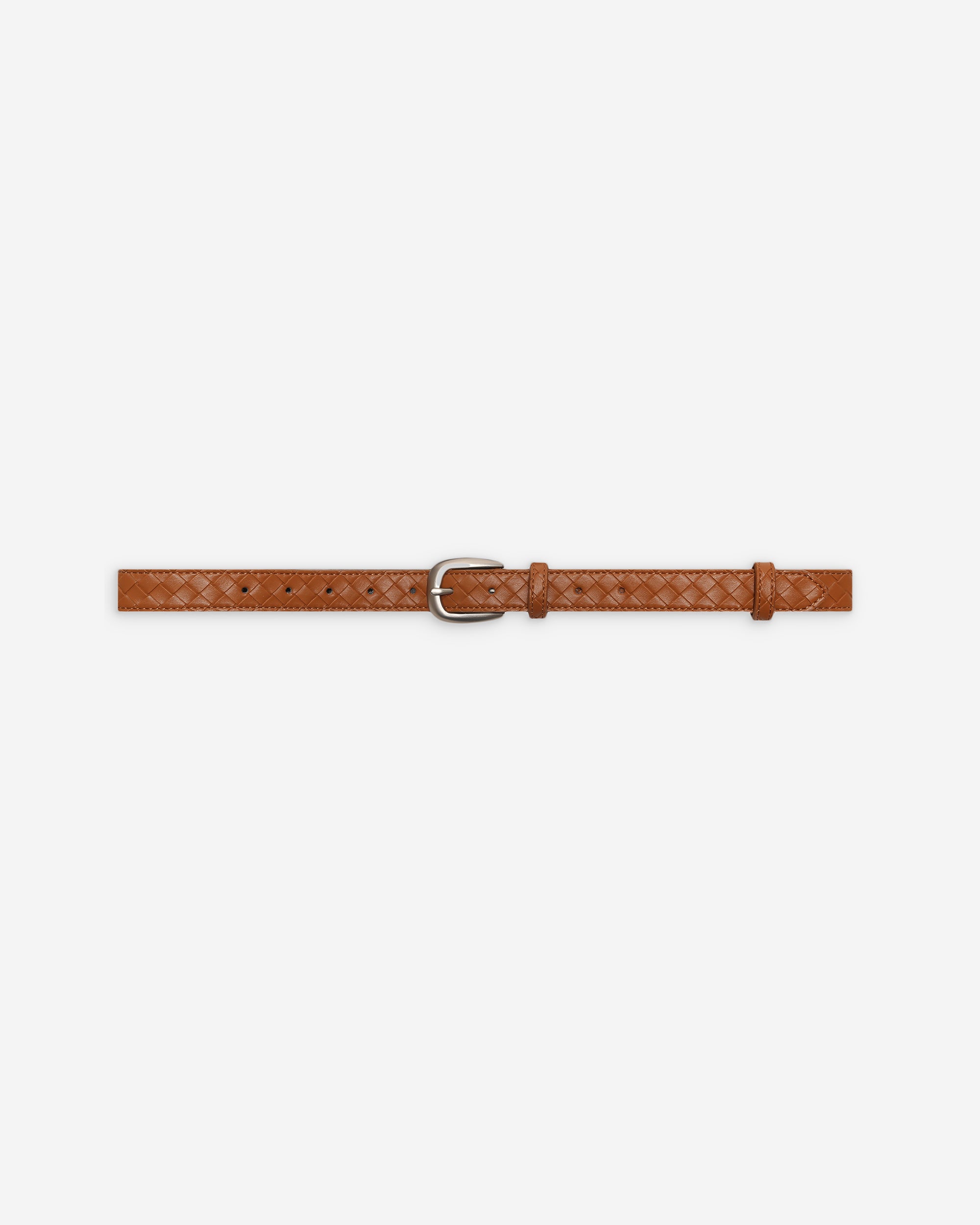 Ceinture en cuir ocre Villette