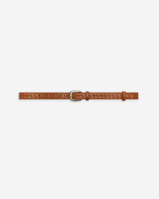 Ceinture en cuir ocre Villette