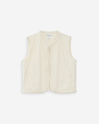 Veste sans manches ecru Verona
