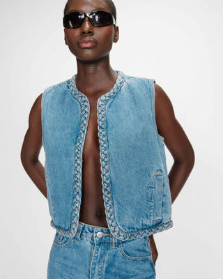 Veste sans manches lightblue Verona