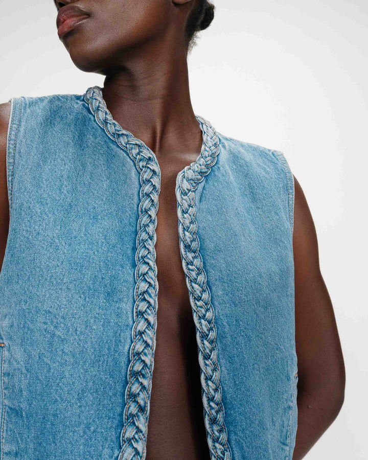 Chaleco sin mangas lightblue Verona