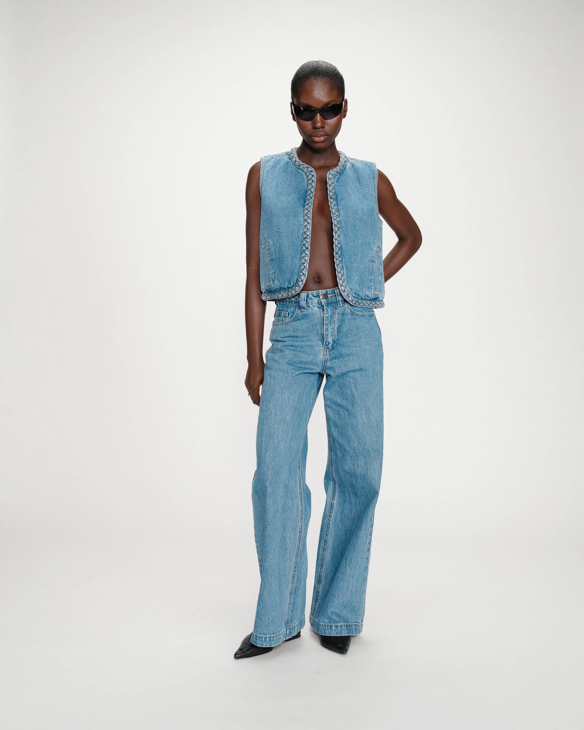 Chaleco sin mangas lightblue Verona