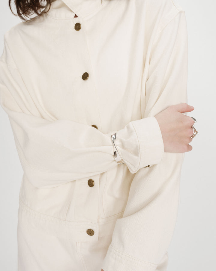 Chaqueta vaquera ecru Vinnie