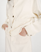 Veste en jean ecru Vinnie