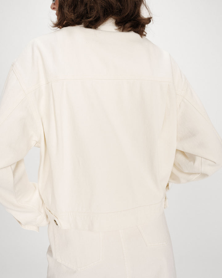 Chaqueta vaquera ecru Vinnie