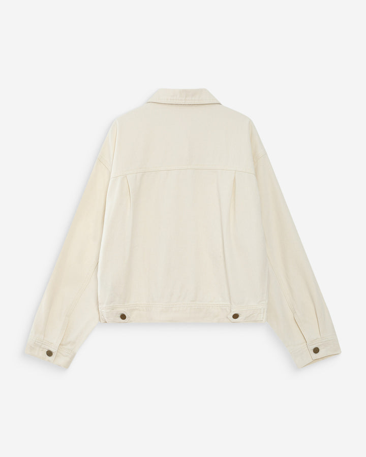 Veste en jean ecru Vinnie