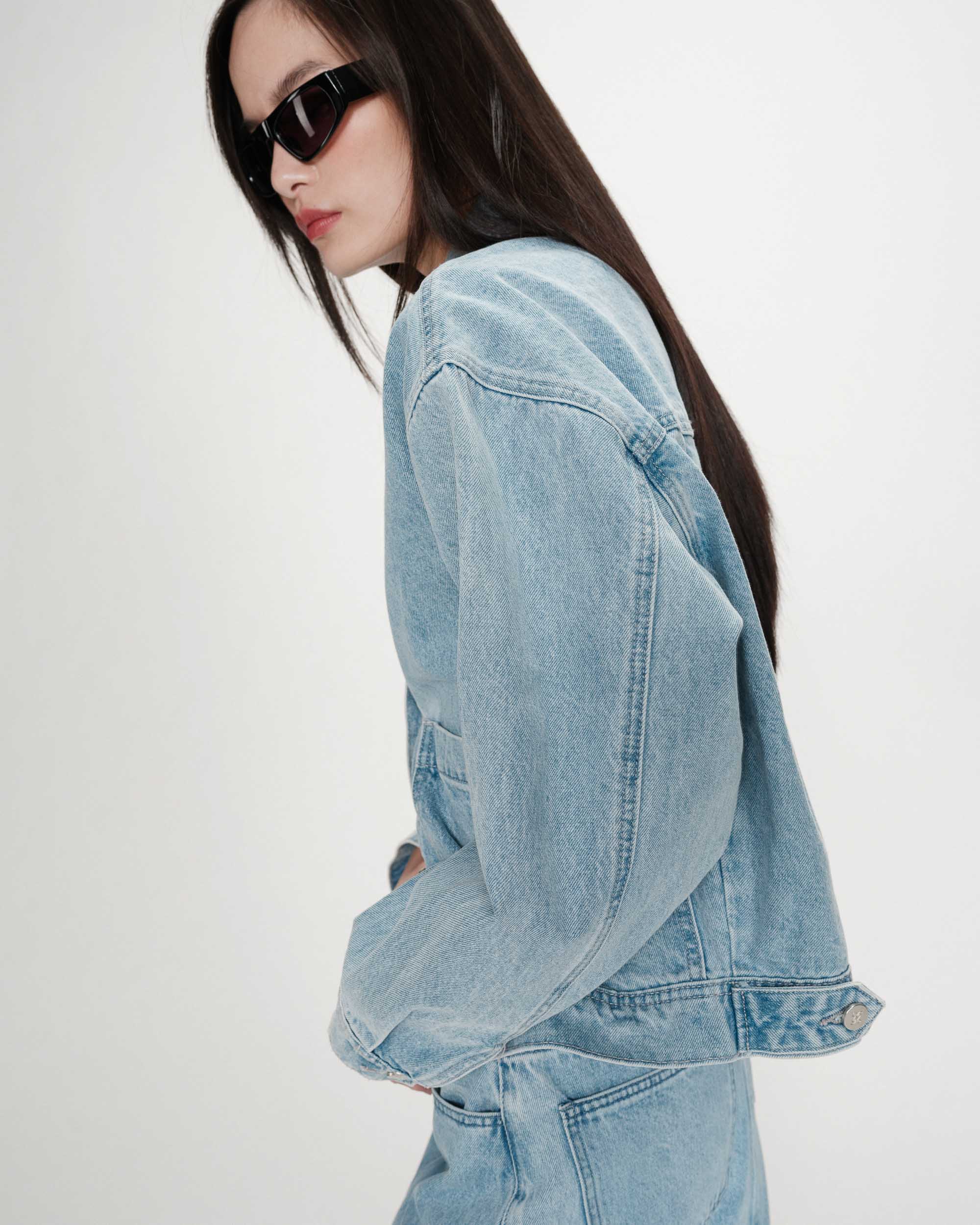 Veste en jean skyblue Vinnie