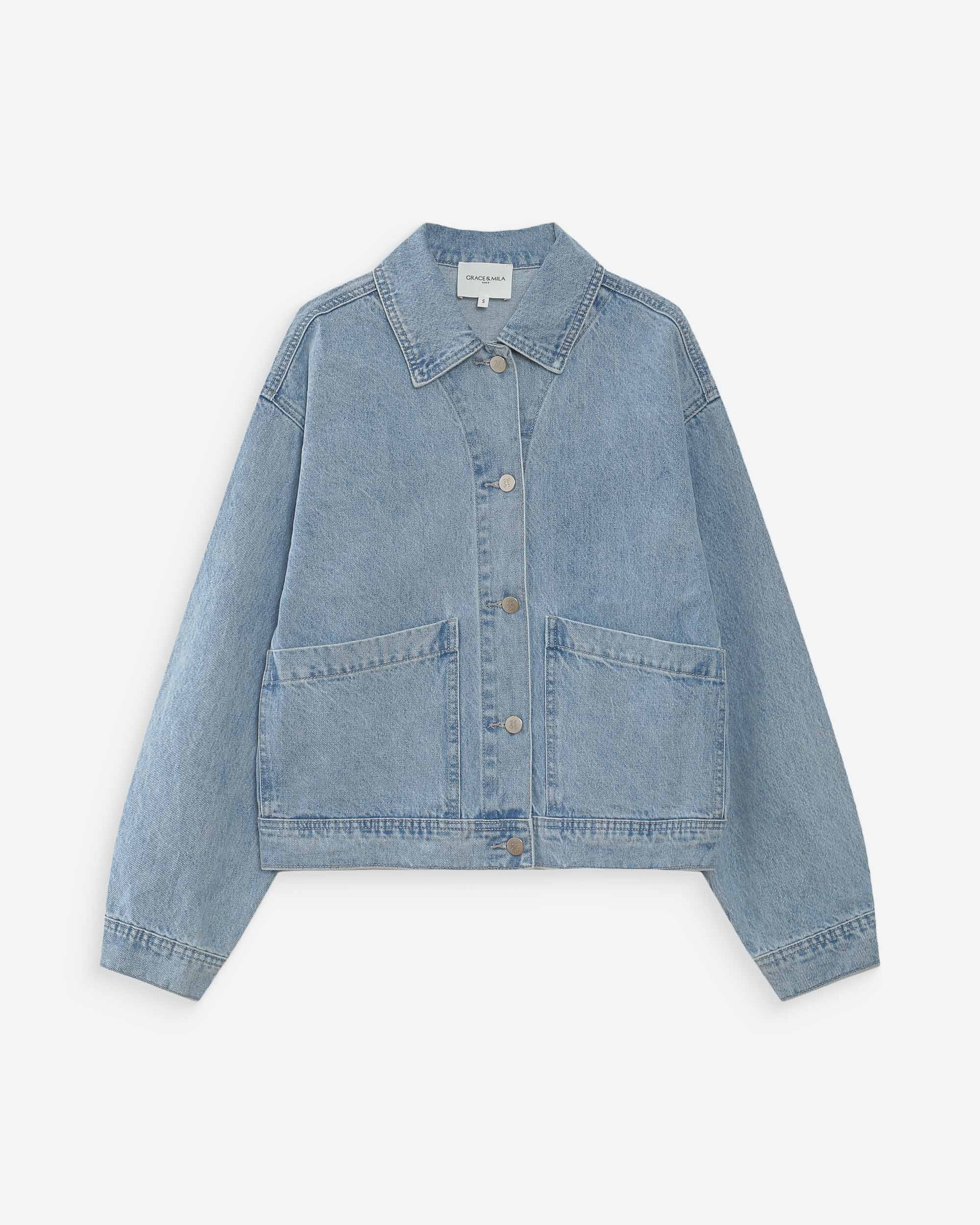 Veste en jean skyblue Vinnie