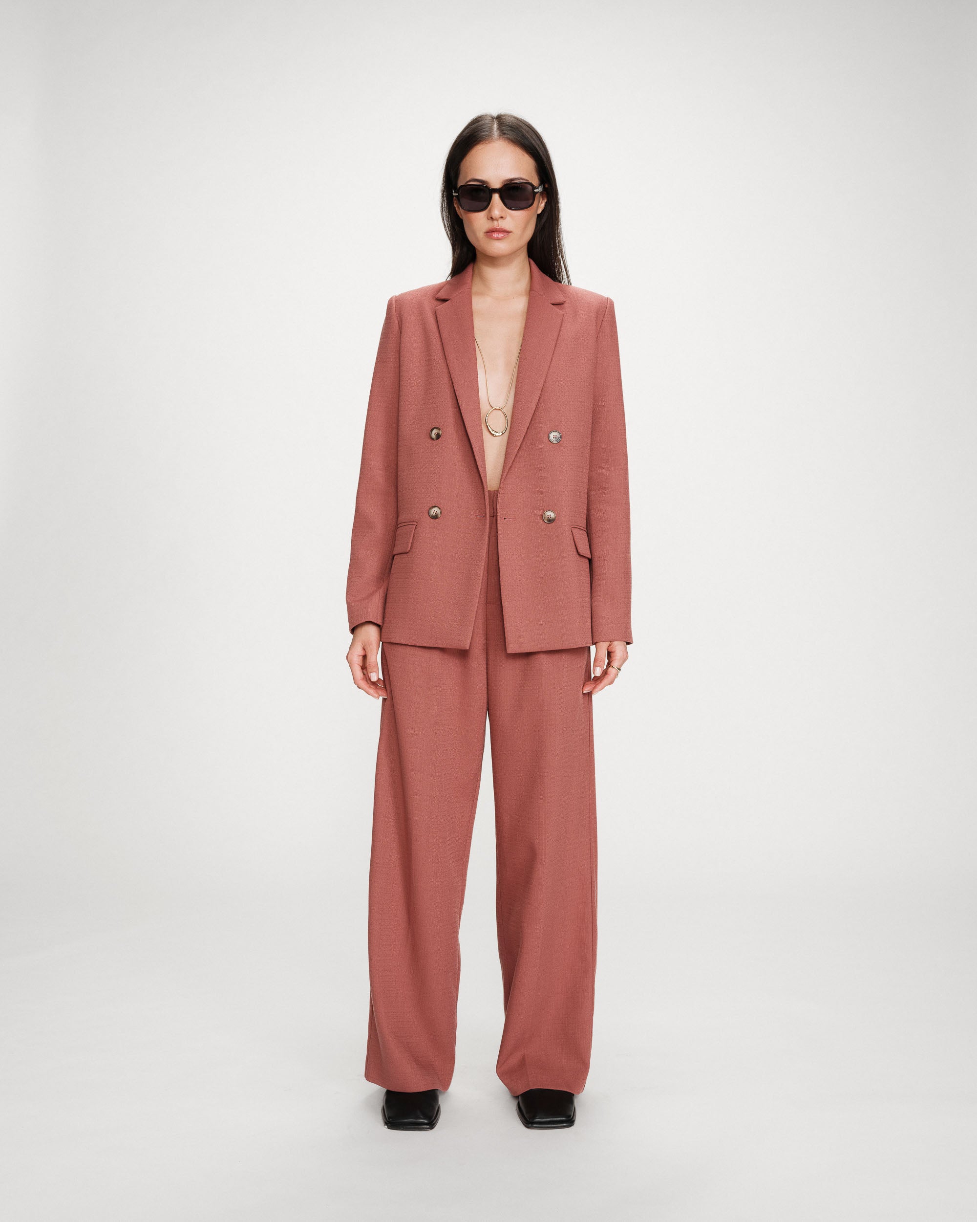 Veste tailleur terracotta Parfaite