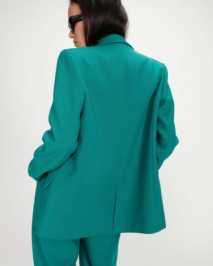 Veste tailleur vert Parfaite