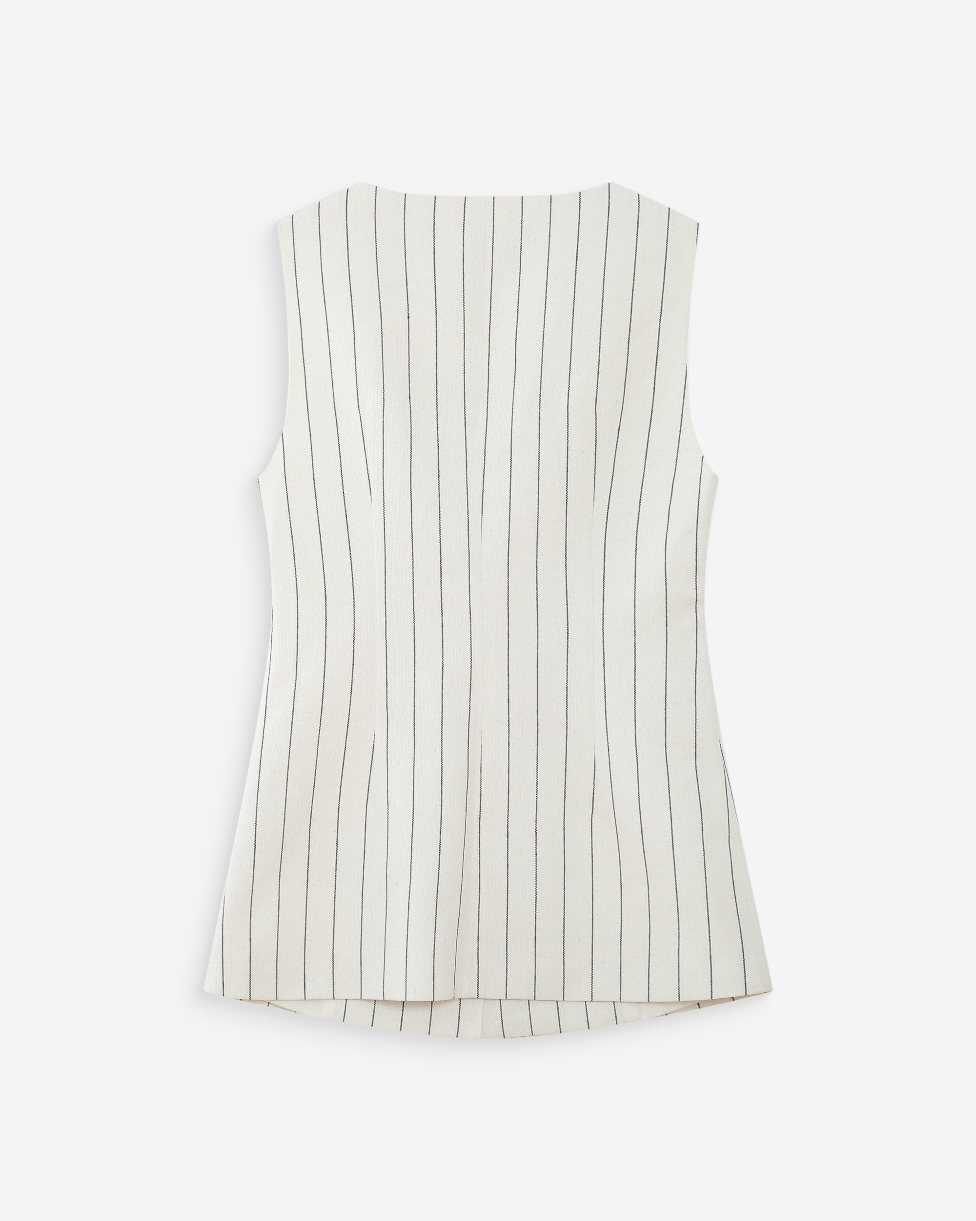 Gilet en lin white Vic