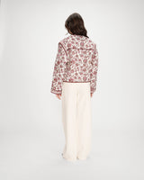 Veste matelassée imprimée fleur Vahina