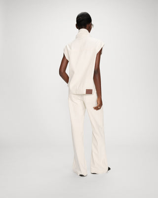 Veste sans manches ecru Vallonia
