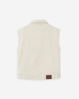 Veste sans manches ecru Vallonia