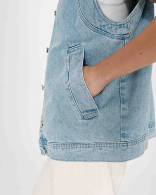 Veste sans manches skyblue Vallonia