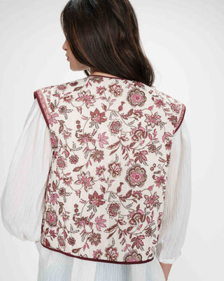 Veste matelassée fleur Viola