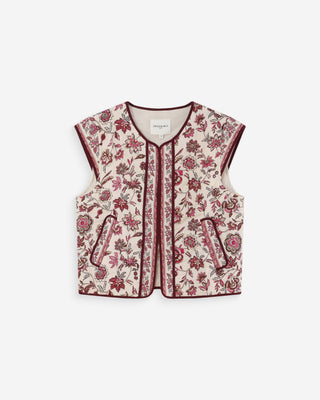 Veste matelassée fleur Viola