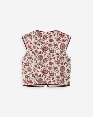 Veste matelassée fleur Viola