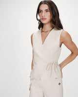 Wrap cardigan sable Vilmont