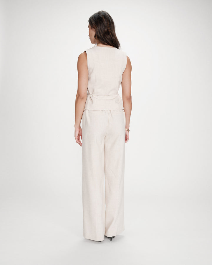 Gilet à nouer sable Vilmont