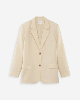 Blazer à deux boutons vanille Velvet