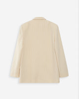 Blazer à deux boutons vanille Velvet