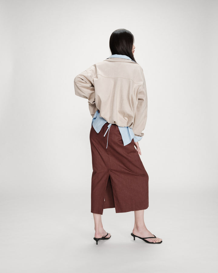 Veste bomber en suédine grege Verve