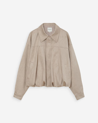 Veste bomber en suédine grege Verve