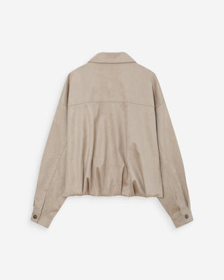 Veste bomber en suédine grege Verve