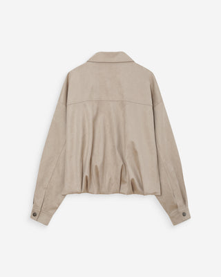 Veste bomber en suédine grege Verve