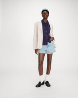 Blazer en lin et coton sable Velize