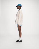 Blazer en lin et coton sable Velize