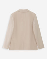 Blazer en lin et coton sable Velize