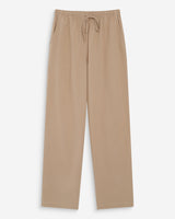 Pantalon droit en coton sable Rhode